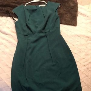 Calvin Klein beautiful green dress!